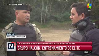 América Noticias mostró la intimidad del "Grupo Halcón"