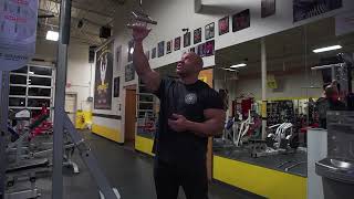 See back training with Phil Heath 2021 the lat pull down
