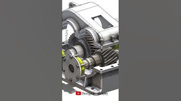 Helical Gear Box Link in Description (1: 2 Ratio)|design with ajay| #shorts #tutorial#designwithajay