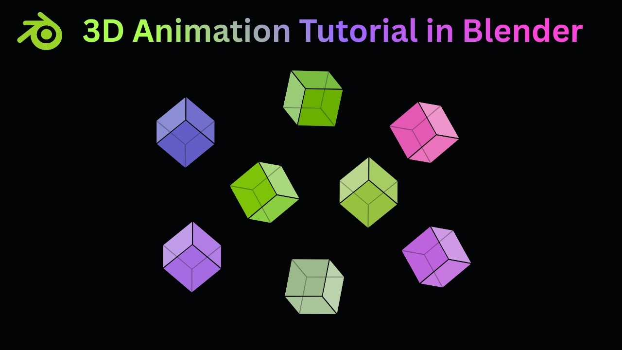 Simple cube animations in Blender - YouTube