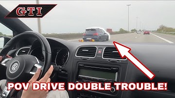 POV DRIVE WITH A MODIFIED GOLF MK6 GTI!  ( FLAME’S , POPS AND BANGS , LOUD EXHAUST , STAGE 1+ ) 💥