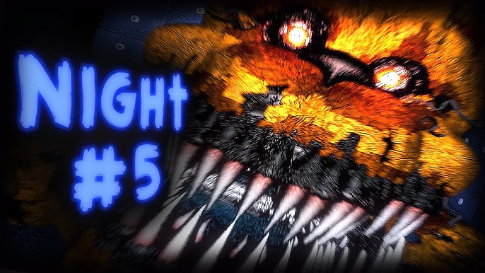NIGHTMARE FREDBEAR!  Five Nights At Freddy's 4 (Night 6 +7 Ending