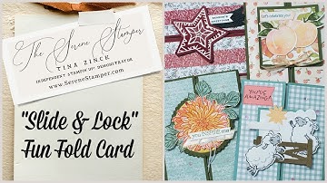 Slide & Lock Fun Fold Card | SNEAK PEEK Products!