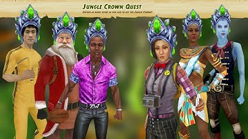 Collecting Prize of Jungle Crown Quest Global Challenge Temple Run 2 Lost Jungle