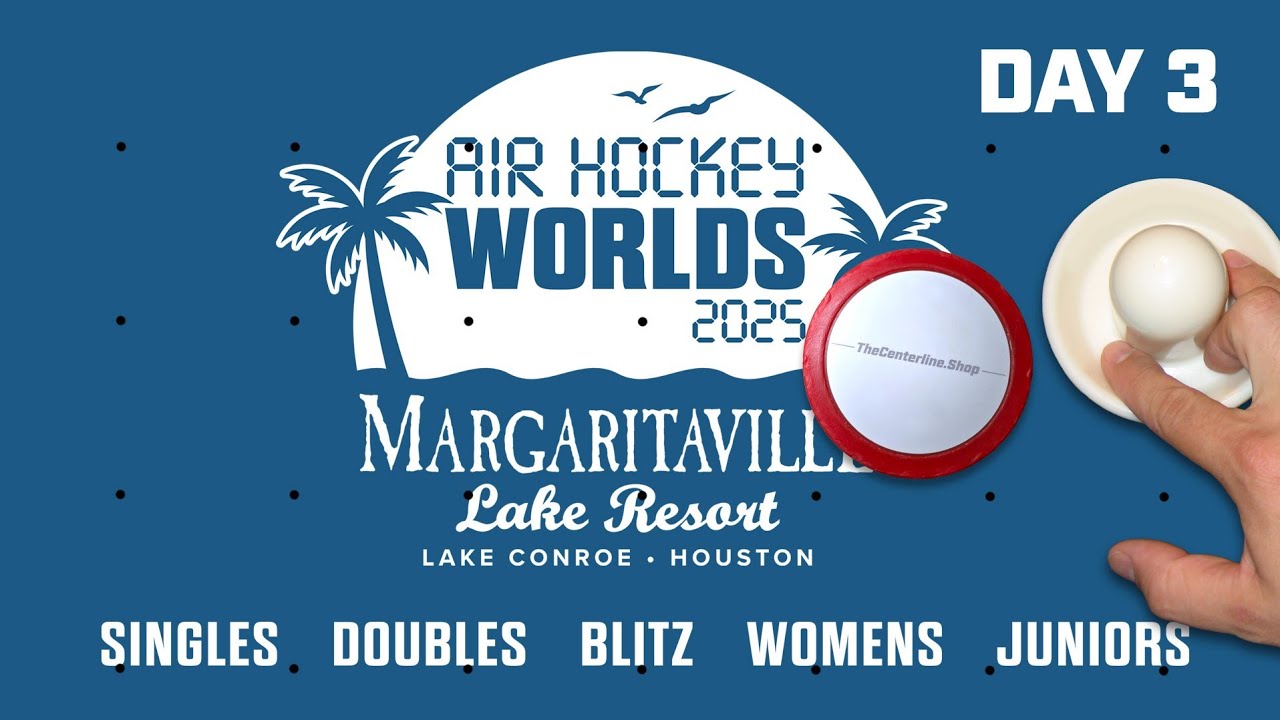 Air Hockey Worlds 2025 Live! | Championship Sunday - August 24