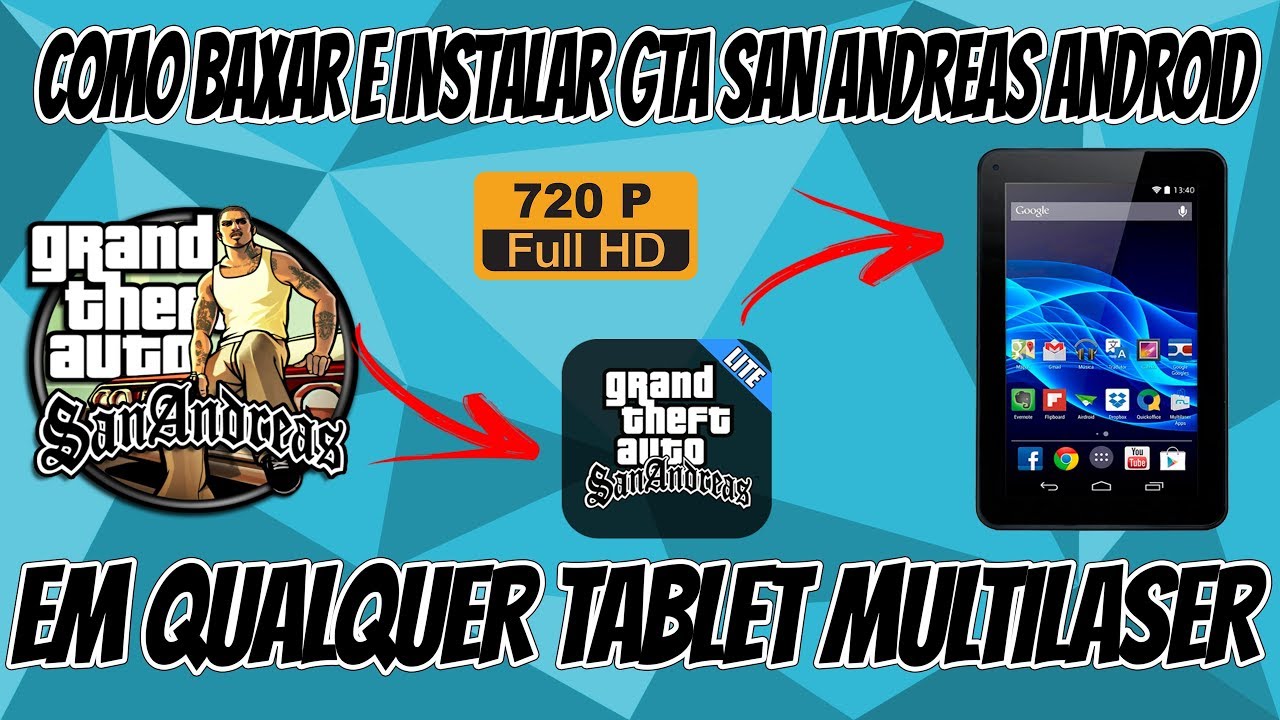 SIMPLESMENTE INCRÍVEL! - GTA San Andreas no CELULAR! 