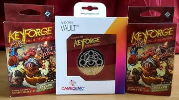 Gamegenic Keyforge Vault Deckbox Overview in 60ish Seconds