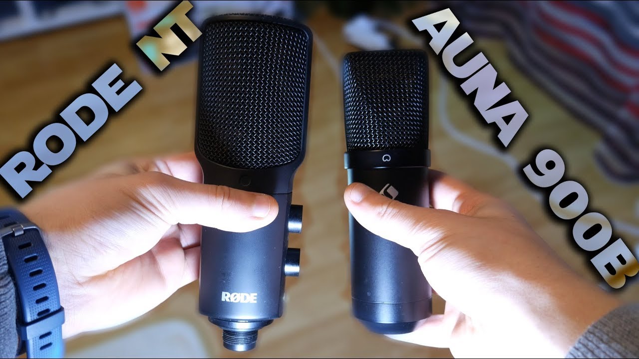 Rode Nt Usb Vs Auna Mic 900b