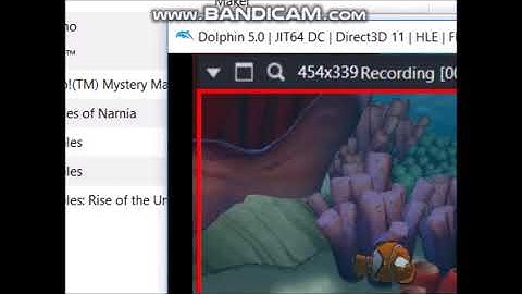 Finding Nemo Unused Swimfast animation Crashes