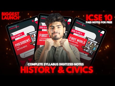 Complete History & Civics 🔥 Syllabus Notes Launch 