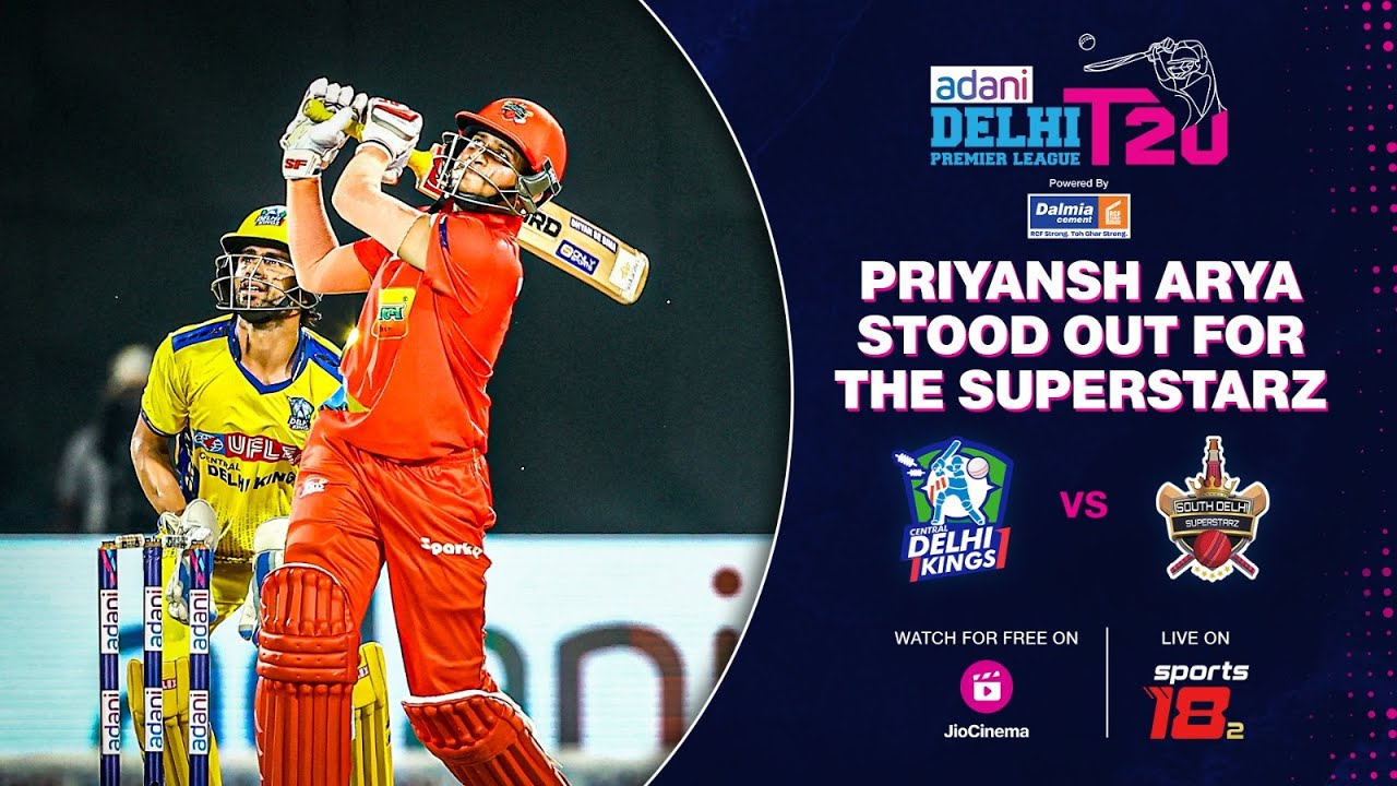 Central Delhi Kings vs South Delhi Superstarz | DPLT20 Highlights | JioCinema & Sports18