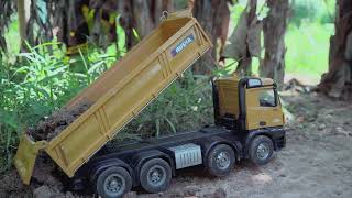 Excavator 1\/14 RC |  Huina 594 \& HUINA 1536 Land transport EP 02