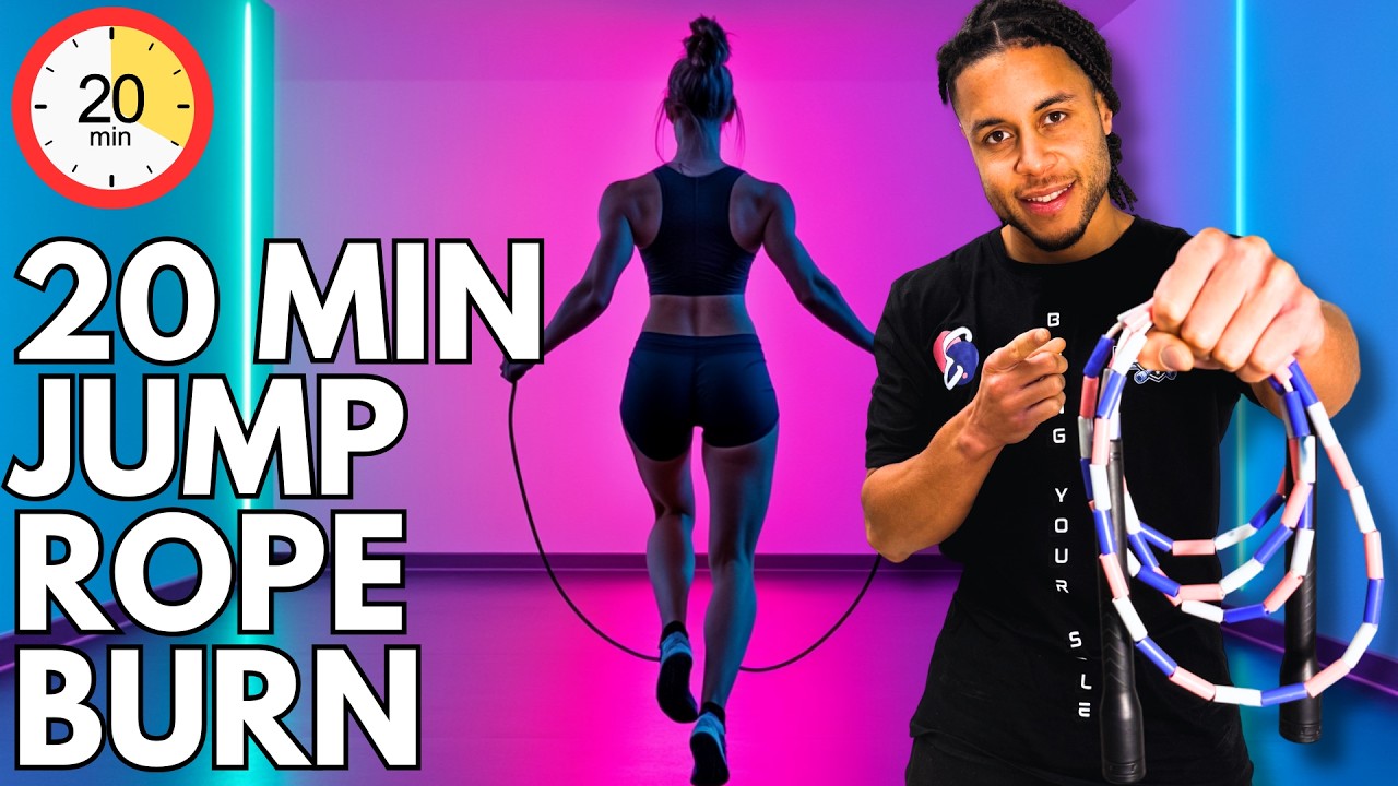 20 Min Jump Rope Workout For Beginners - YouTube