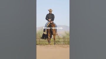 What do you think when you wake up? #Reining #reiningmasterclass #Horses #horsemanship