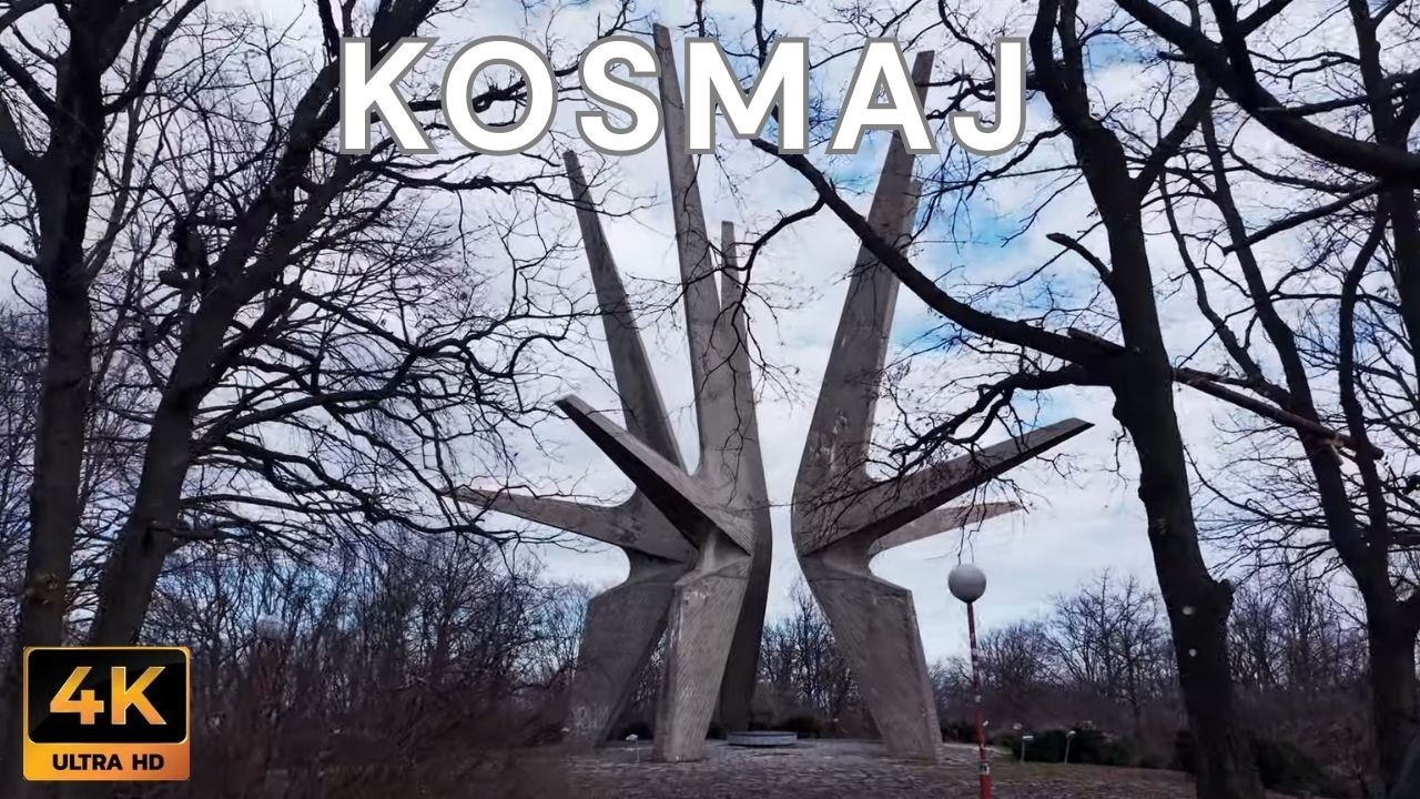 Kosmaj Mountain Unusual Monument - Cinematic Footage (4K)