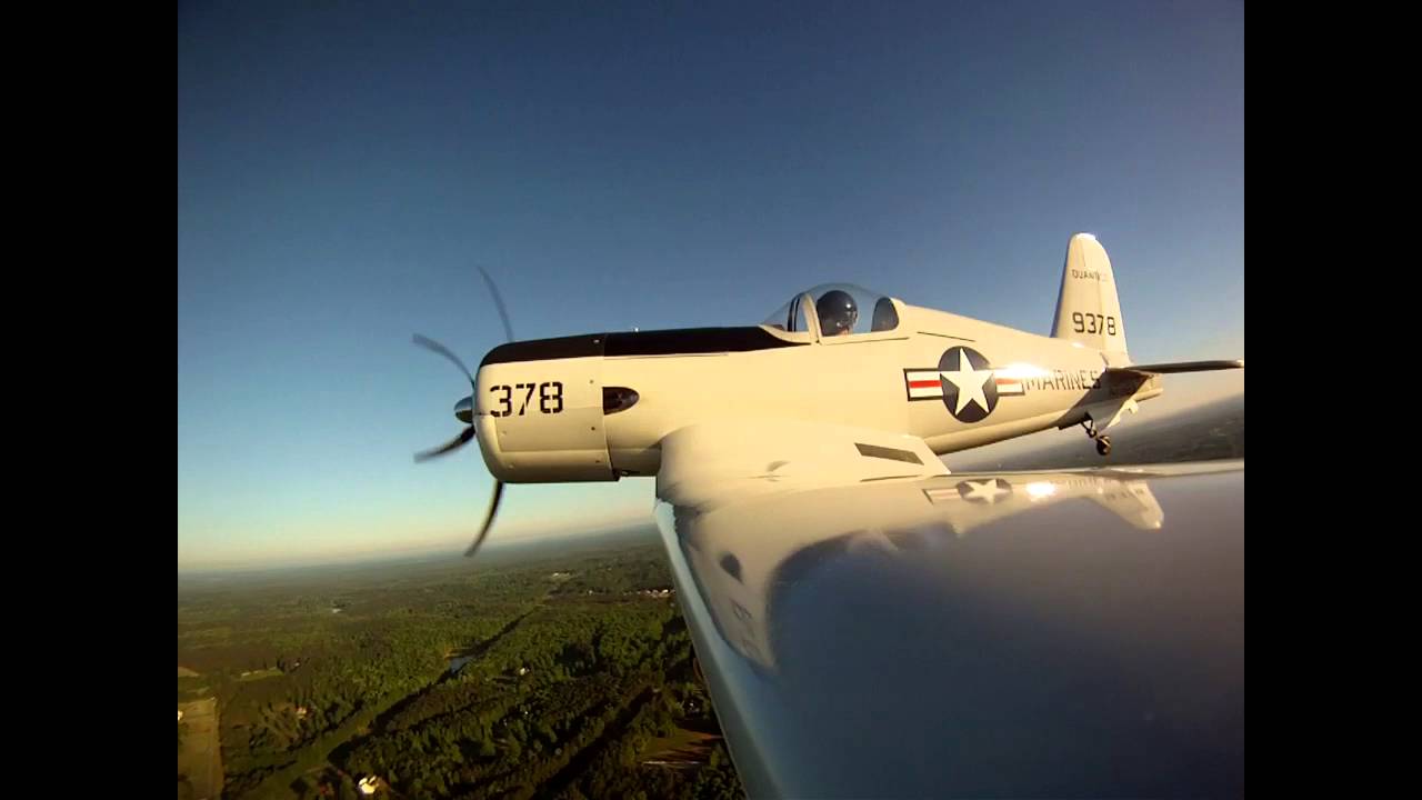 Scale F4U Corsair first flight