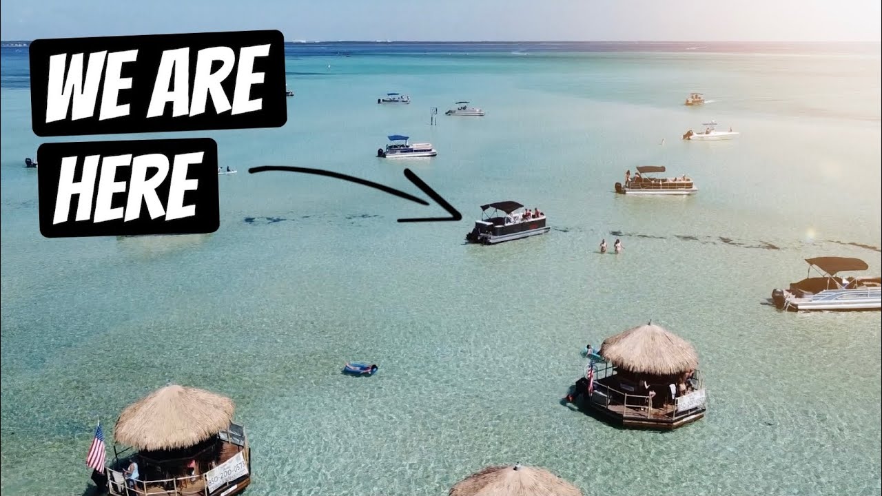 Destin Sand Bar & Crab Island Vlog YouTube
