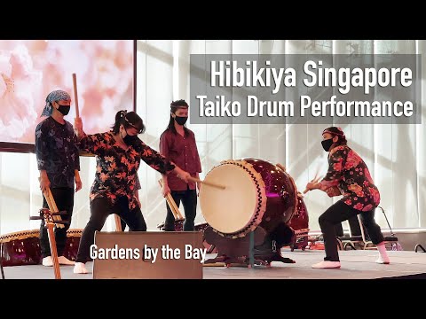 Hibikiya Singapore - Taiko drums performance at Gardens by the Bay