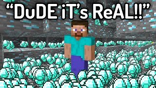 The Most HILARIOUS Fake Minecraft Speedrun...