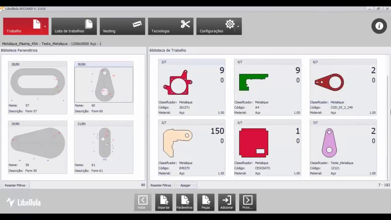 Nesting automático Metalique Libellula Wizard YouTube