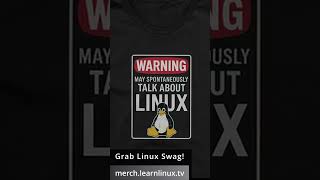 Great Linux Swag even for people that dont like Fashion #linux #Swag @LearnLinuxTV
