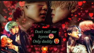 (Don't call me hyeon😡only daddy🥵)(yoounmin oneshot movie📽️)#btsjimin #btsyoongi💘headphone ues🙈