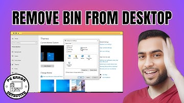 How To Remove Or Hide Recycle Bin On The Desktop In Windows 10 - Quick Tutorial