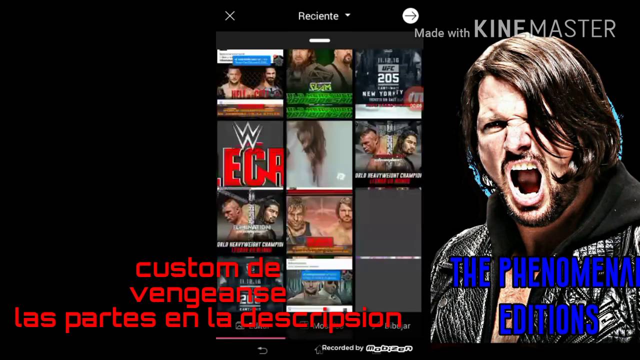 Como hacer un match card de vengeance en android - YouTube