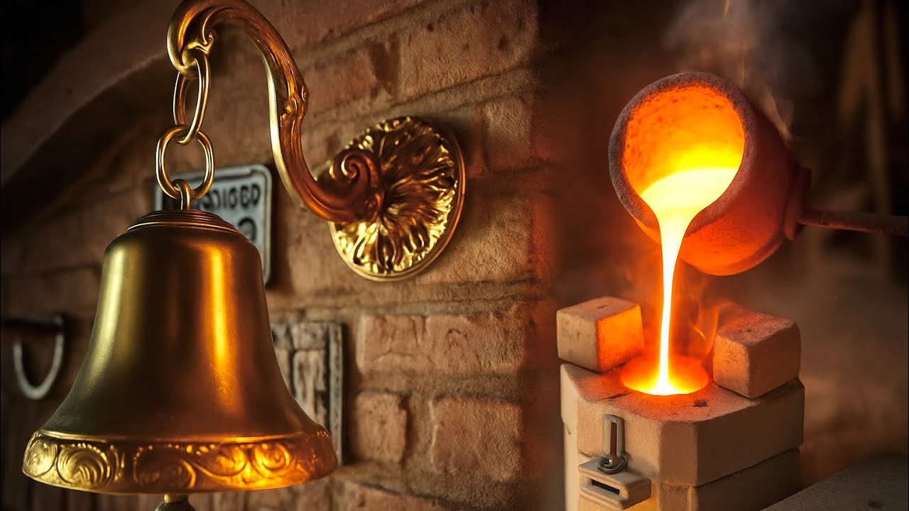 Bronze bell casting process | Fabricación de campanas en bronce