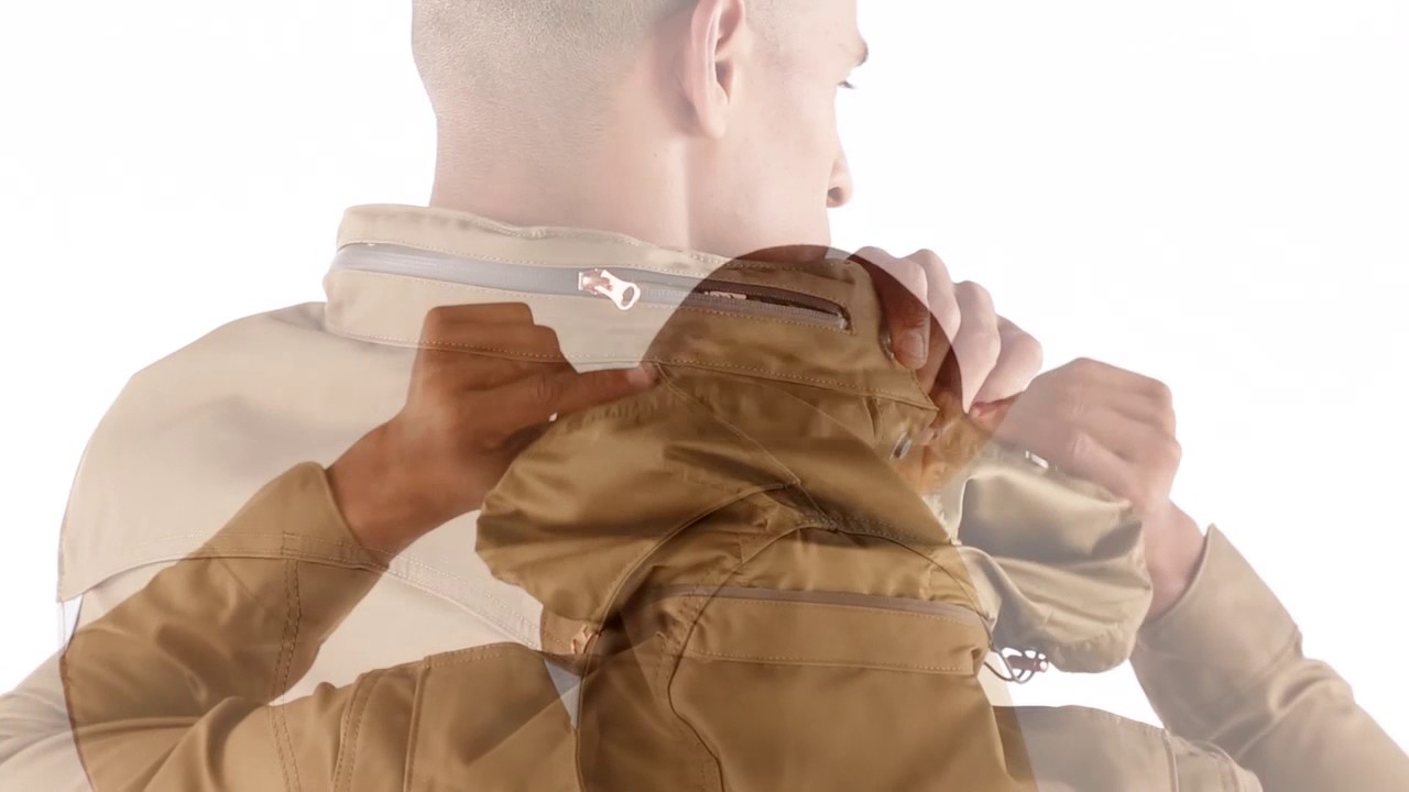 Commuter Hooded Trucker Denim Jacket 