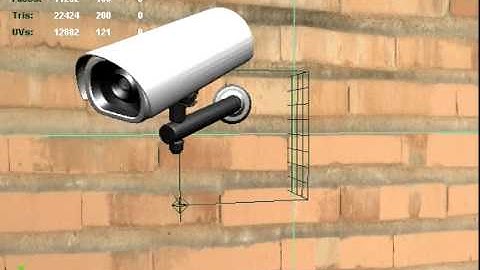 Maya Playblast Test - Security Camera