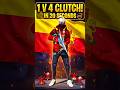 Free Fire CS Ranked 1v3 Clutch Final Round #freefireshorts #freefire #clutch #gaming #1v4  #shorts