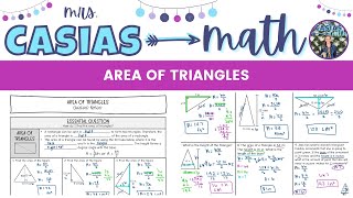 Area of Triangles | 7th Grade Math Lesson