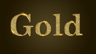 Gold Text Effect in Photoshop