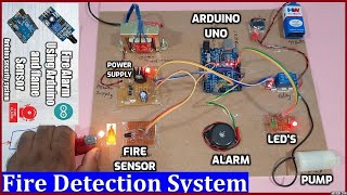 Fire Alarm System using Arduino | Arduino with Fire Sensor, LED, Motor, Relay and Buzzer screenshot 3