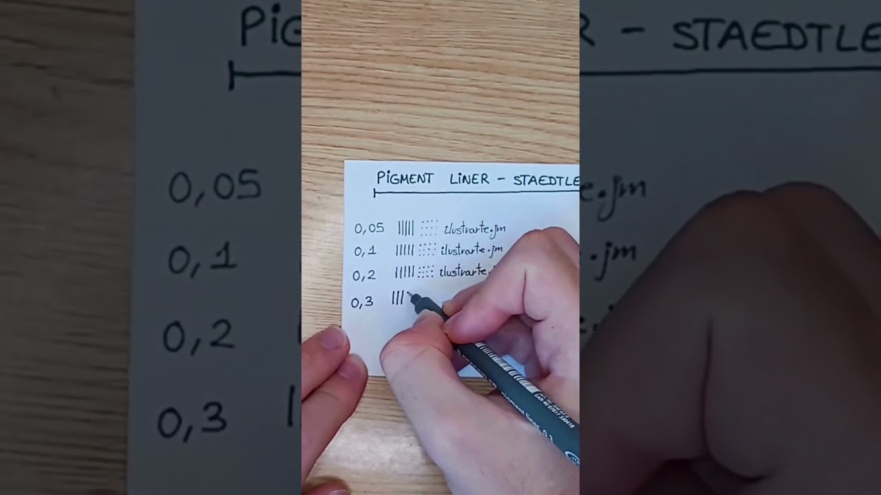 STAEDTLER PIGMENT LINER ARTS PEN - BOLÍGRAFOS CALIBRADOS 