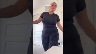 Here’s how she transformed from 250 lbs to 150 lbs