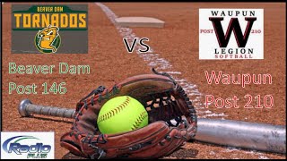 Beaver Dam Tornados Post 146 vs Waupun Post 210