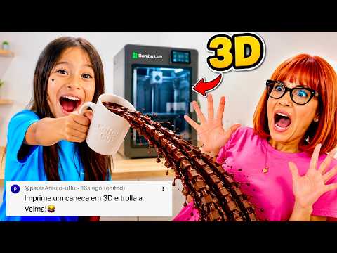 WE 3D PRINTED A MUG TO PRANK VELMANELMA *Did She Fall For It?