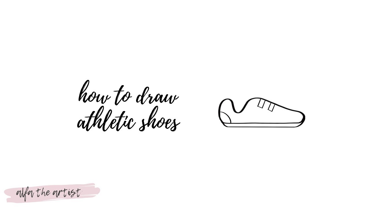 How to Draw Athletic Shoes - YouTube