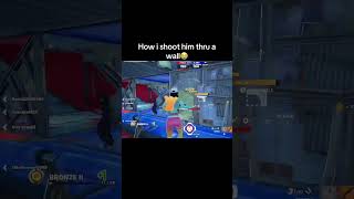 How i shoot him thru the wall😭😭