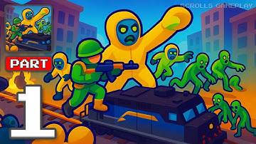 Zombie Station - Gameplay Walkthrough Part 1 - Scavenge And Survive (iOS, Android)