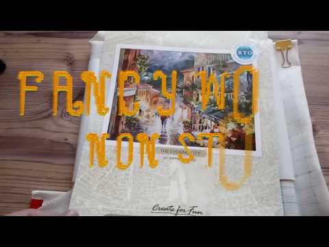 Вышивка крестом. Видео №4. Вечерний город, отчет 1