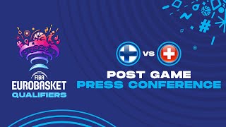 Finland v Switzerland - Press Conference