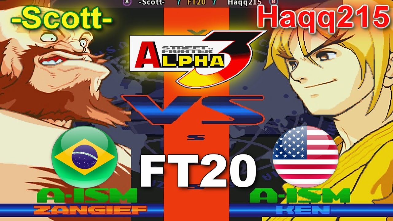 Street Fighter Alpha 3 - Scott- vs Haqq215 FT20