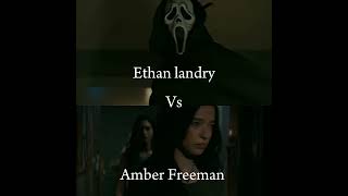 Ethan landry vs Amber Freeman #shorts #scream #ghost