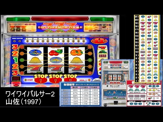 パチスロ：ワイワイパルサー2（4号機 山佐 1997年