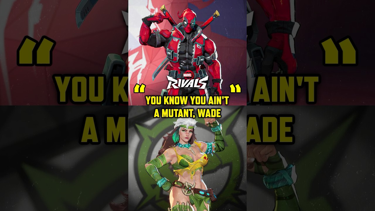 Новое взаимодействие Дэдпула и Роуг в 6 сезоне Marvel Rivals! 🗣️