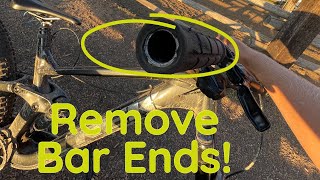 How To Remove MTB Bar Ends