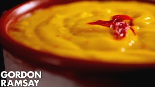 How To Make Garlic & Saffron Mayonnaise | Gordon Ramsay